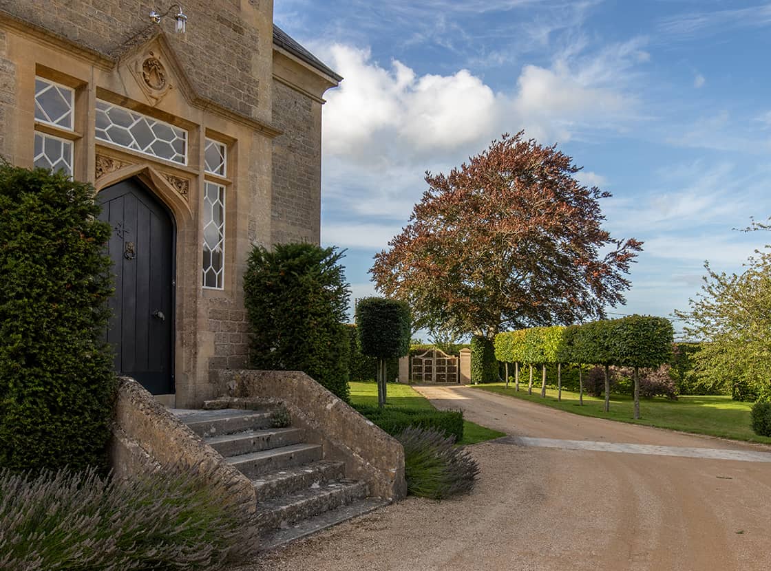 formal garden entrance