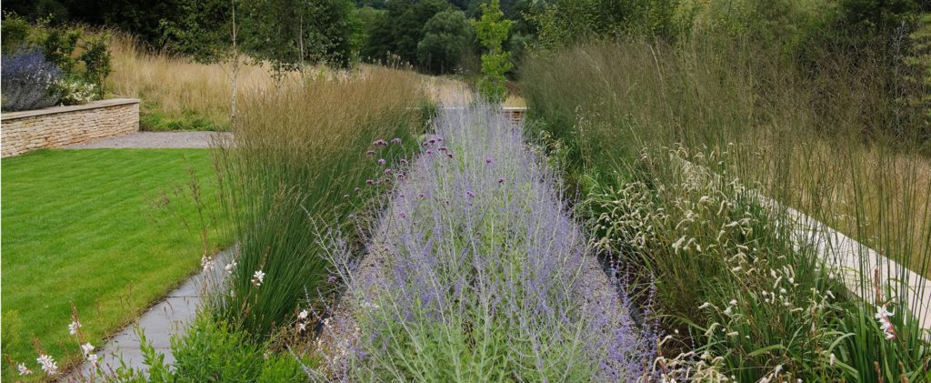 country garden planting