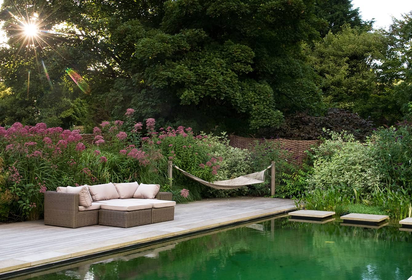 natural swimming pond